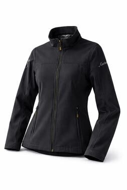 Karbon Softshell Jacket Womens Size 8 Black Fleece Lined Water Resistant Outdoor
